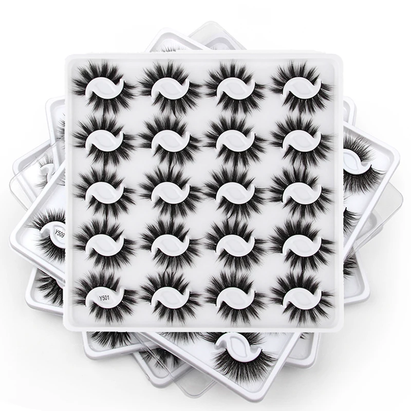 

Mink Eyelashes Wholesale 20/40/100/200 pcs 3D Mink Lashes Pack Natural False Eyelashes Vendors Makeup Fake Eyelashes Bulk Items