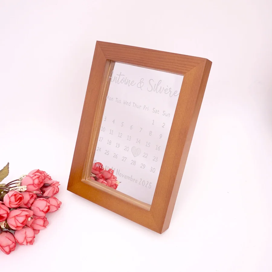 Пользовательские невесты имя Дата персонализированные вечерние декор фоторамка