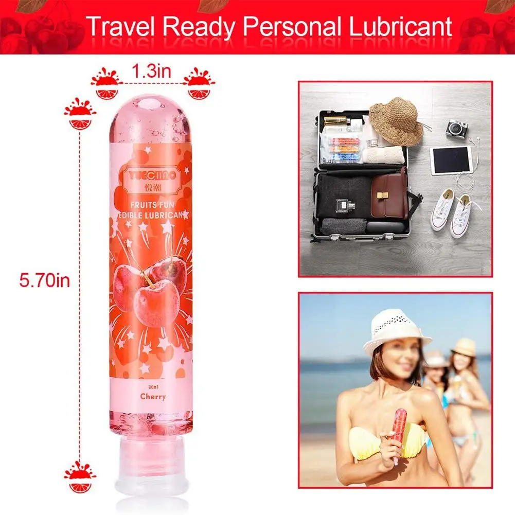 Натуральный съедобный ароматизированный лубрикант на водной основе Смазка для