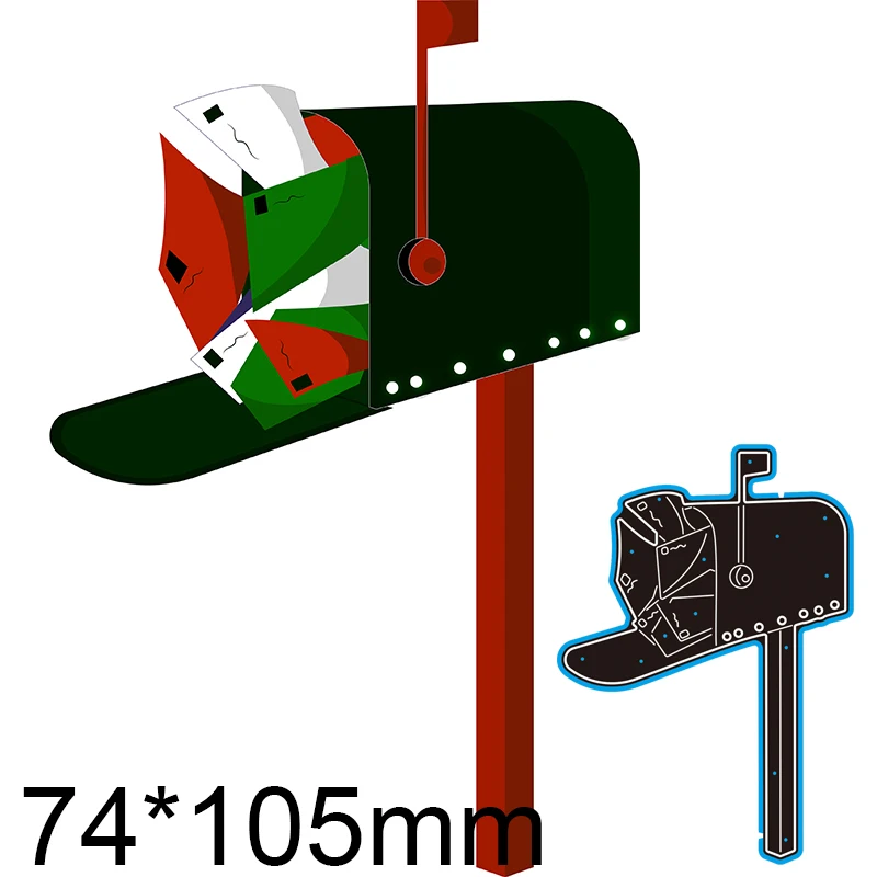 

Новые металлические Вырубные штампы, почтовый ящик для скрапбукинга, полные конверты, сделай сам, альбом, бумага, крафтовое тиснение, трафар...