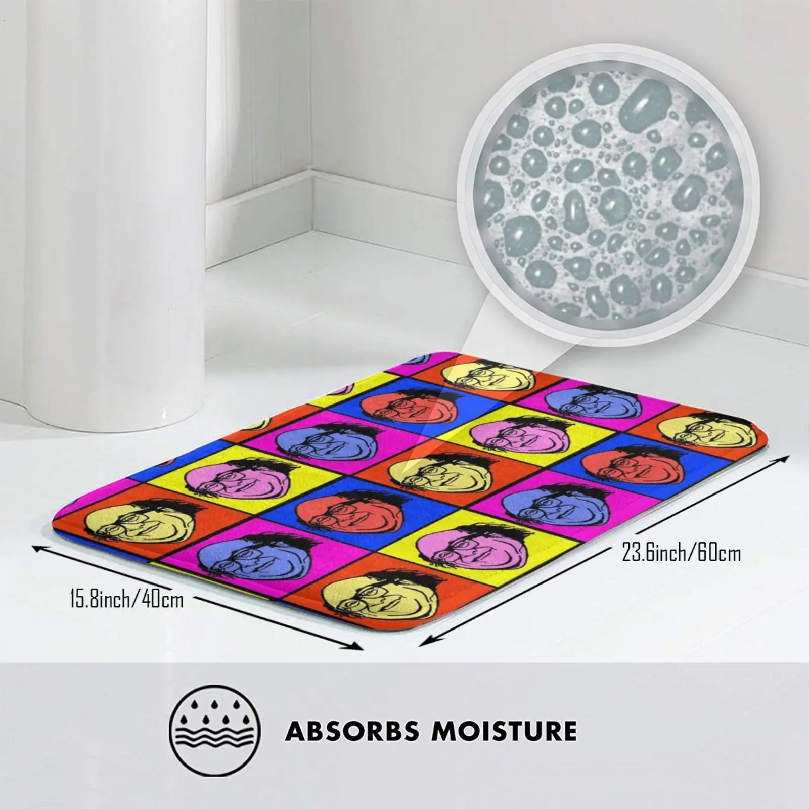 Коврик для поп арта Дэнни ДеВито Противоскользящий коврик коврики спальни