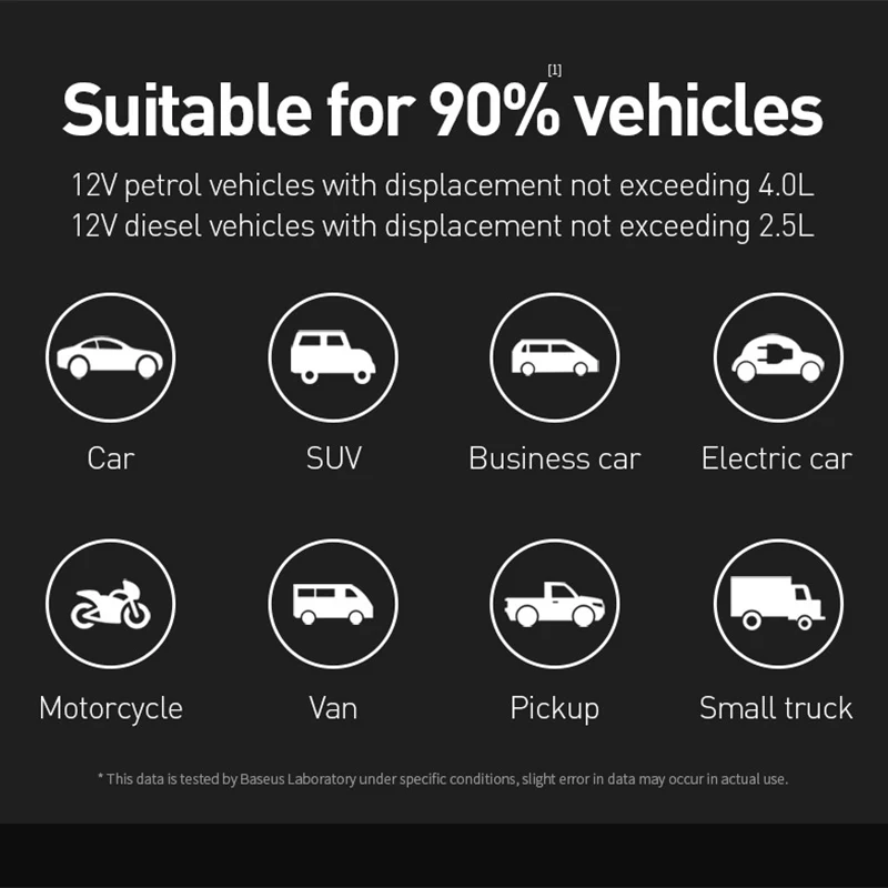 baseus car jump starter starting device battery power bank 800a jumpstarter auto buster emergency booster car charger jump start free global shipping