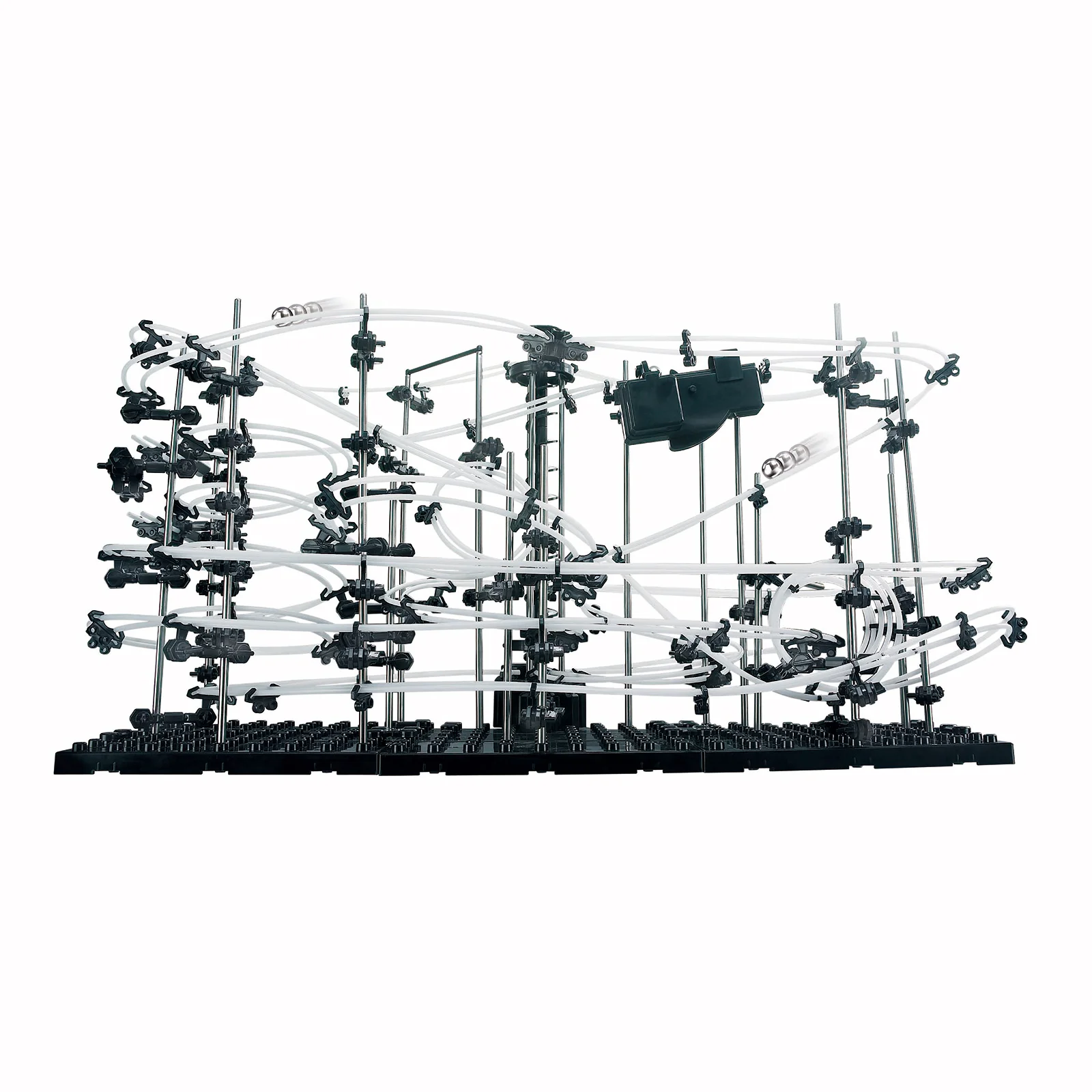 

1 set Level 4 26000mm Marble Roller Coaster Kit Space Rail with 4Pcs Steel Balls