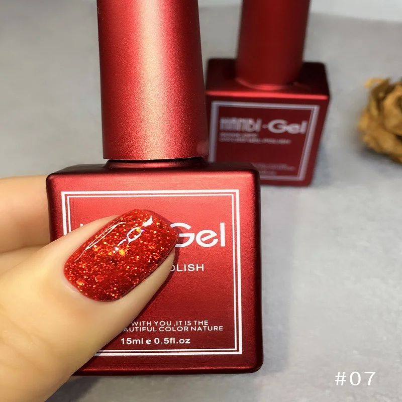 

Гель-лак HANBI для Светодиодный гтей, 12 цветов