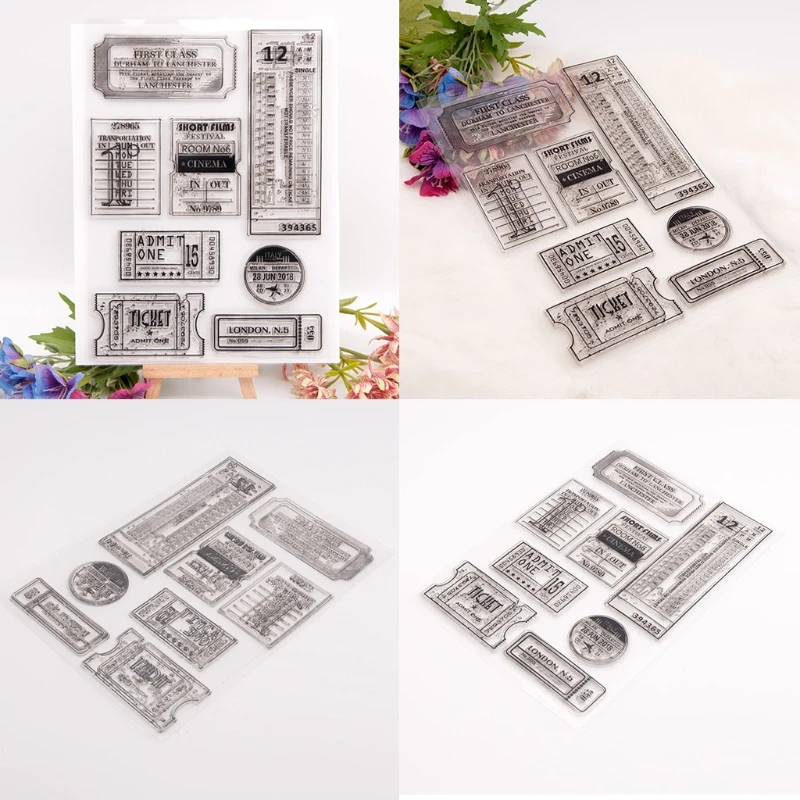 

2021 New Label Silicone Clear Seal Stamp DIY Scrapbooking Embossing Photo Album Decorative Paper Card