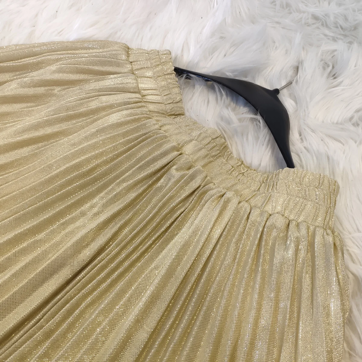 Мусульманская женская плиссированная длинная юбка эластичная макси с высокой