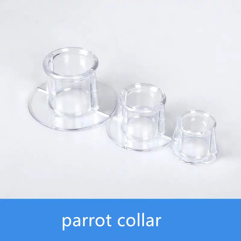 Акриловый ошейник с птицей для тяжелых попугаев перьев стягивающий шейный
