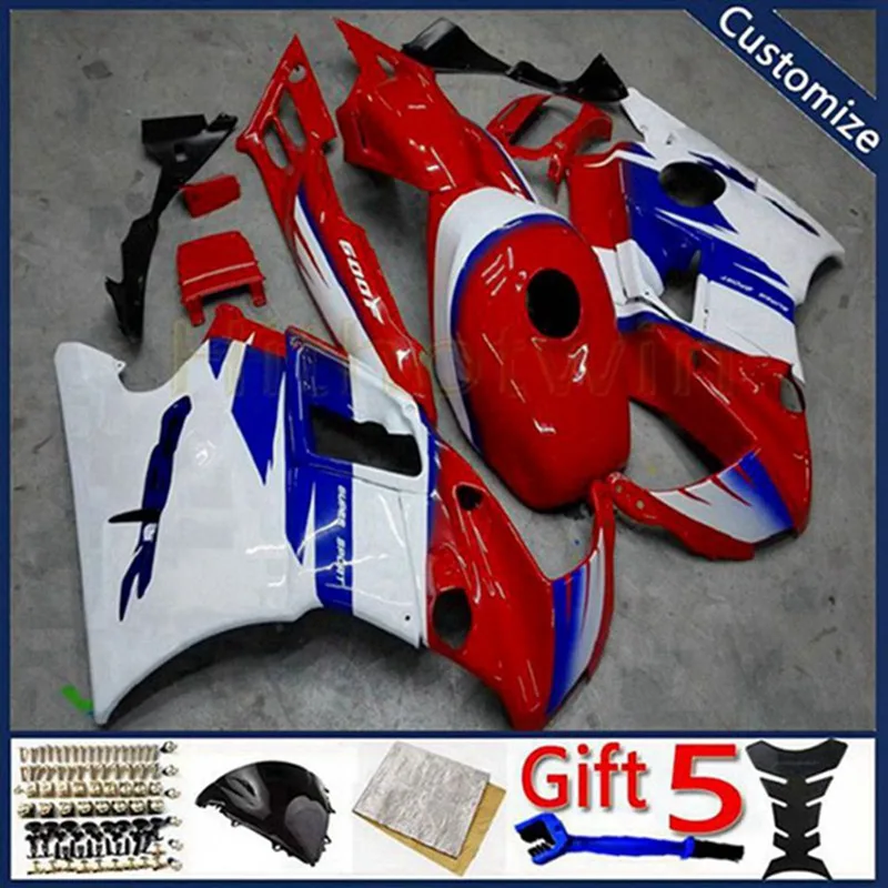 

Обтекатель мотоцикла для CBR600F2 1991 1992 1993 1994 CBR 600F2 ABS комплект пластиковых деталей кузова красный белый синий