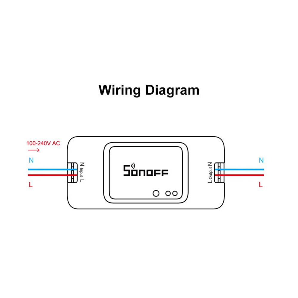 SONOFF BASICZBR3 Zig Bee DIY SmartSwitch управление led через приложение SmartThing Интеллектуальный RF