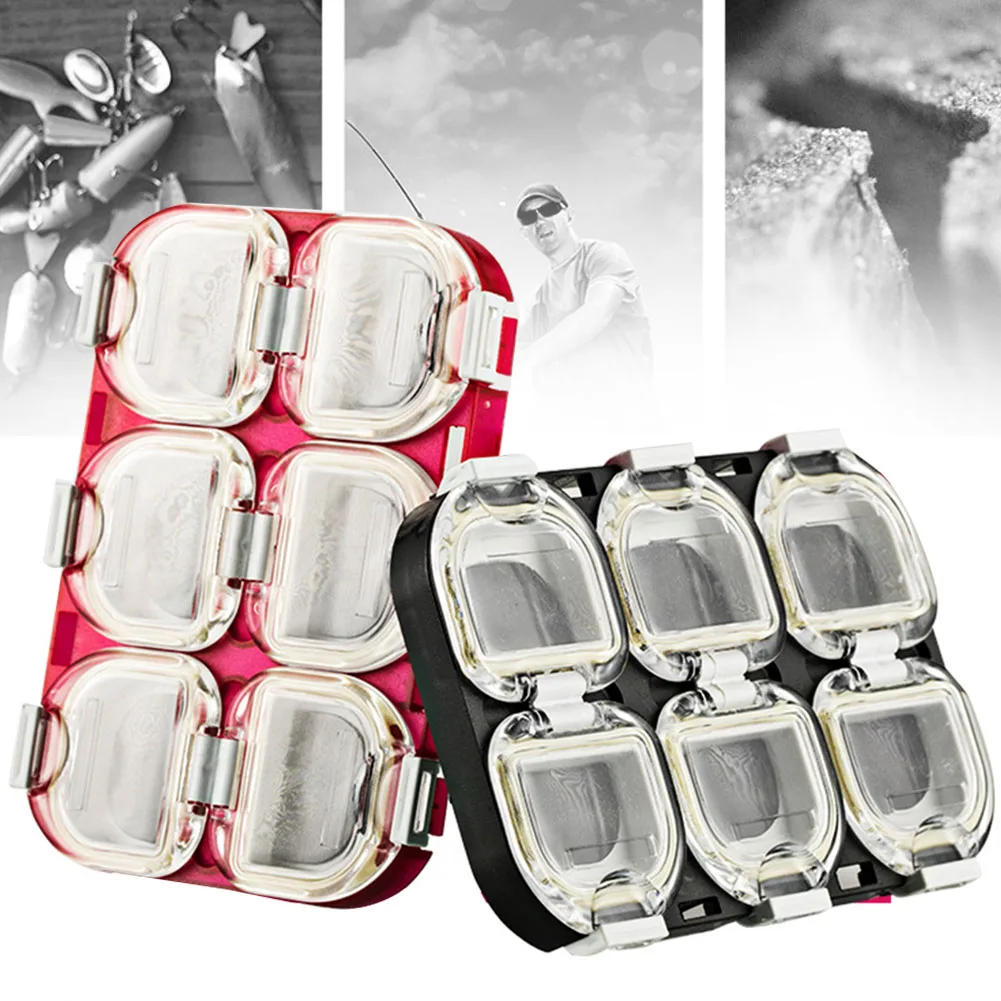 Коробка для хранения спортивных рыболовных снастей чехол с 6 отделениями