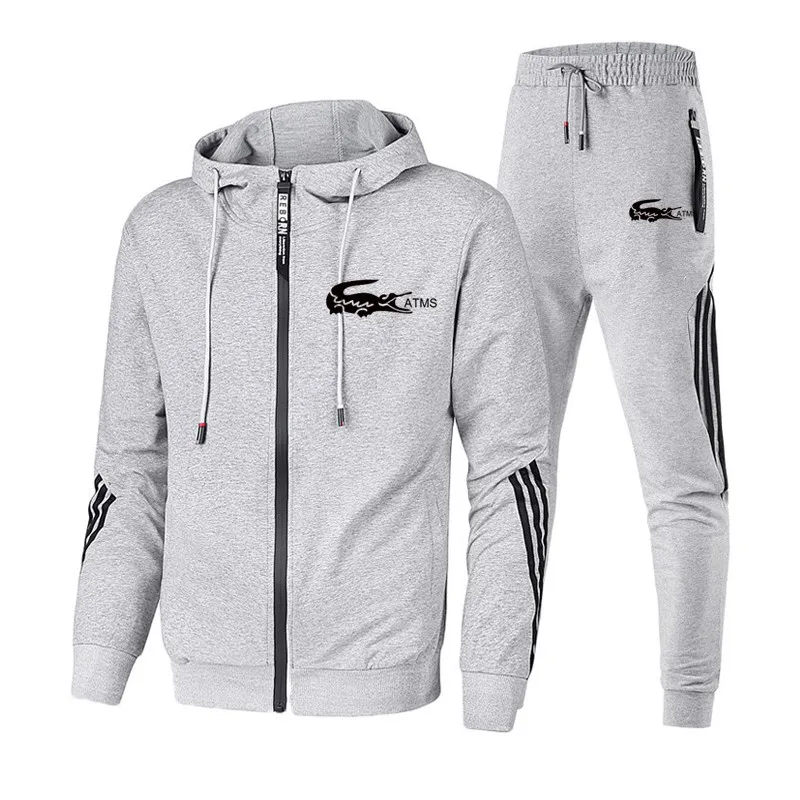 

Men's letter suit brand sportswear sportswear suit men's sports Hoodie + pants suit casual sportswear men's Hoodie