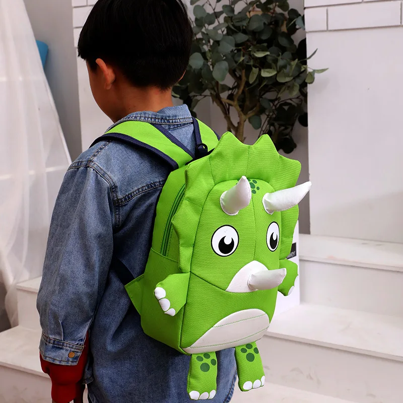 Оксфордская ткань Динозавр Детский сад Анти-потеря школьная сумка новый детский рюкзак модные милые маленькие Сумки Sac A Dos от AliExpress WW