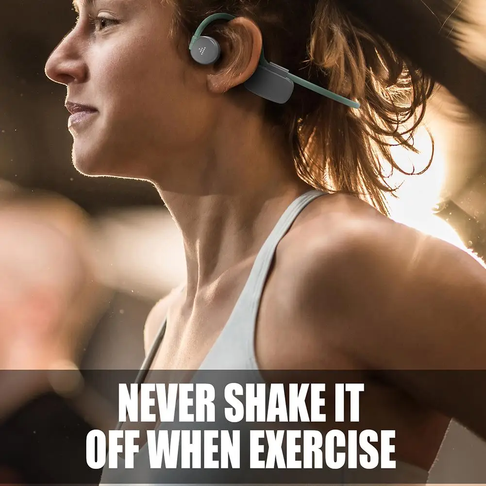 

Bone conduction earphone bluetooth 5.0 bone conduction headphones with 140 mAh lithiumbattery support for iPhone 11Pro headsets