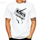 Классическая мужская футболка с кассетной лентой Old Skool Dj, ретро футболка с музыкой и аудио микс, размеры s-xl, лето 2021