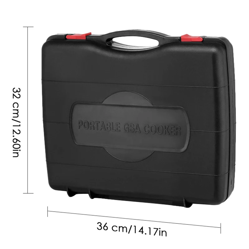 Черная наружная портативная Кассетная газовая плита ветрозащитная дикая