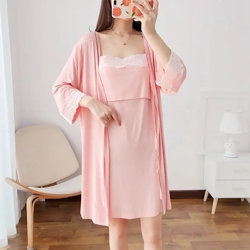 2 шт./компл. халат для беременных и взрослых платья грудного вскармливания Одежда