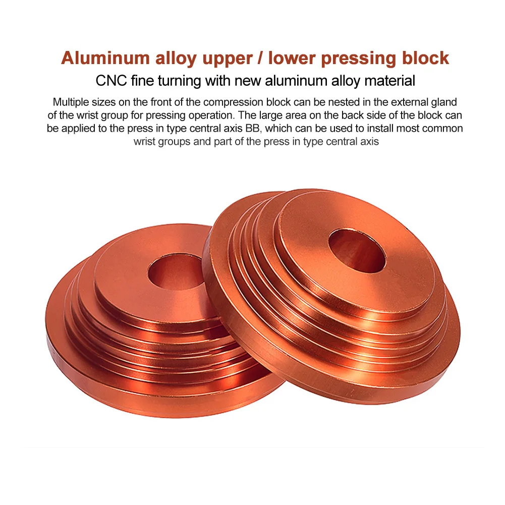 

Bike Headset Installation Tool Bottom Bracket Universal Bicycle Removal Maintenance Bearing Installer Press In Aluminum Alloy