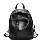 Женские рюкзаки из искусственной кожи Maioumy, вместительные школьные рюкзаки для подростков, модные черные женские рюкзаки, 2019