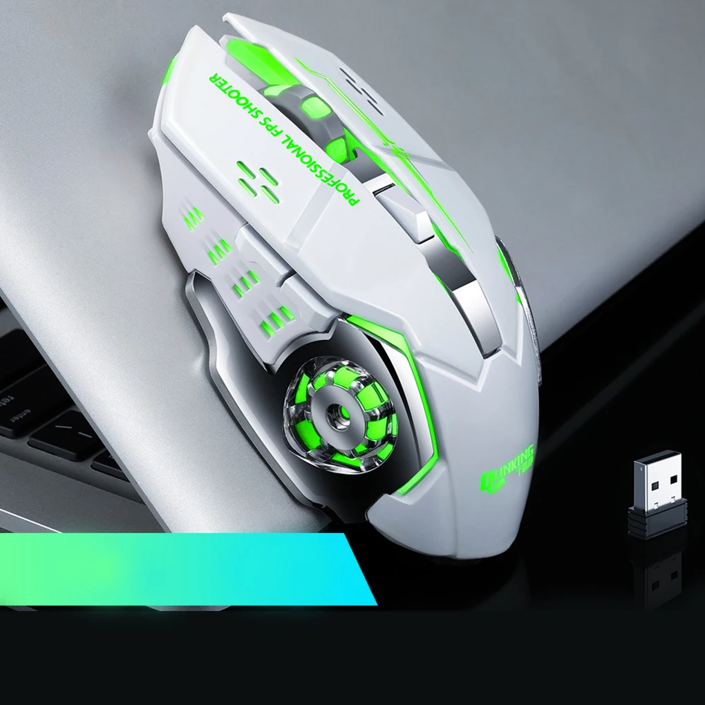 

3200DPI Adjustable Wireless Optical Gaming Mouse 2.4Ghz Gaming Mouse LED Computer Mice USB Receiver Mouse For Laptop PC