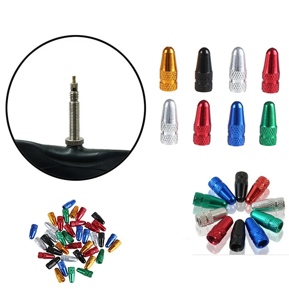 2 шт. алюминиевый сплав велосипедный Велосипед Presta воздушные колпачки клапана