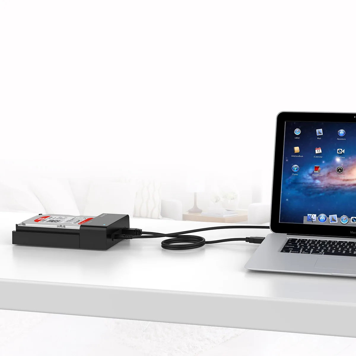 ORICO 2,5 3,5 дюймов HDD Caddy без инструментов SATA для usb type B ESATA внешний SSD корпус до 8 ТБ HDD док-станция для ноутбука
