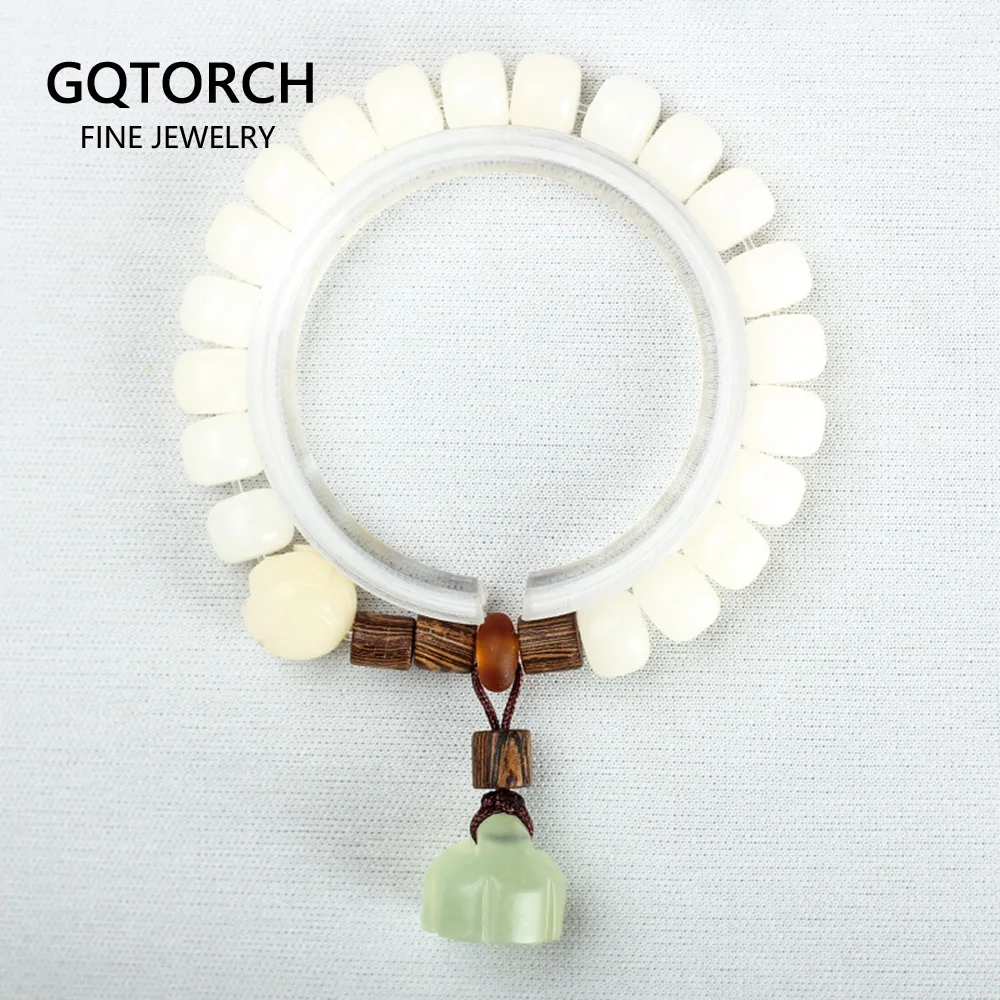 Тибетский буддизм Аутентичные семена Бодхи бусы браслет женский Лотос резьба