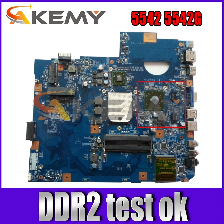 

09927-1 09230-1 JV50-TR MB 48.4FN01.011 основная плата для acer Asipre 5542 5542G материнская плата ноутбука DDR2 с видеокартой чипы