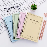 4 kind a5 coil notebook simple notebook spiral binding notebook student writing diary notepad office school supplies stationery