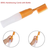 hair colouring comb dye air hair bottle with applicator brush hair tint smear bottle combs hairdressing salon hair dyeing to