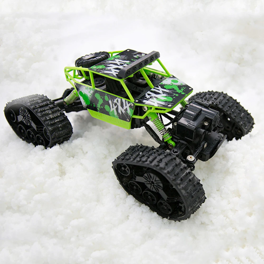 1/18 2WD высокоскоростной Радиоуправляемый внедорожный альпинистский гусеничный автомобиль Снежная дорожка детская игрушка симулятор Радиоуправляемый автомобиль игрушки для детей