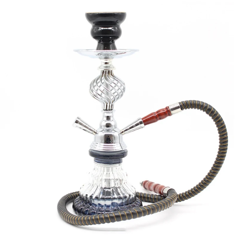 

Черный Стекло база арабских маленький кальян комплект кальяна трубы курительных принадлежностей Чичи наргиле полный располагаться лагере...