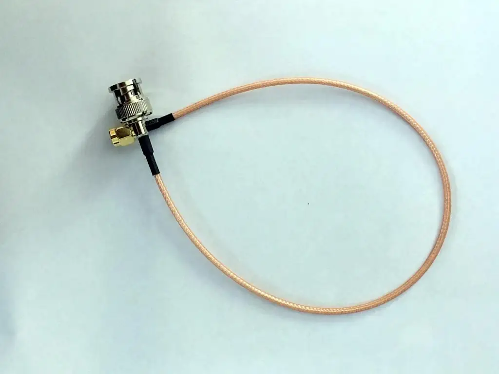 

50 Ohm SMA to BNC RF Coaxial Cable RG316 35cm Long