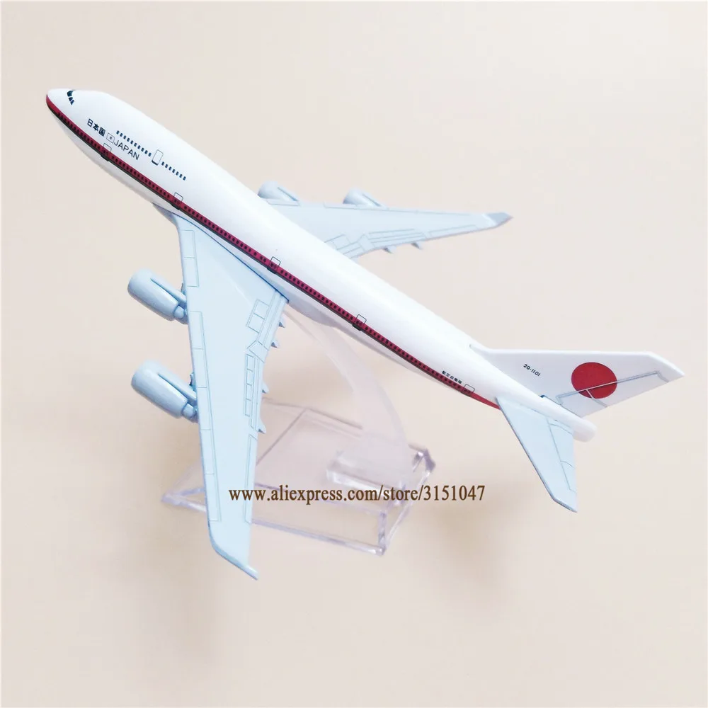 16cm Japanese AIR FORCE ONE Airlines Japan Boeing 747 B747 Airways Airlines Metal Alloy Airplane Model Plane Diecast Aircraft