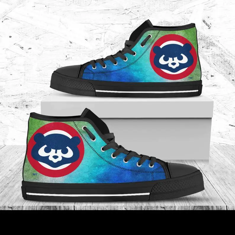 

Chicago Cubs Hightops Casual Sneakers Shoes For Man High For Men/high Quality Handiness Light Weight Sneakers