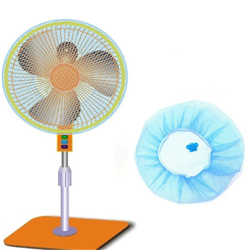 Round Fan Filters Summer Safety Nets/fan Dust Dustproof Mesh Cover Protect Stand Guard Storage Bag | Дом и сад