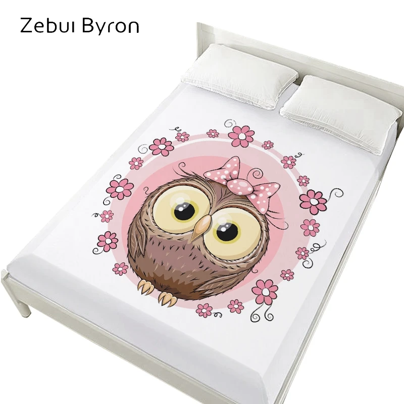 Детская кровать с 3D рисунком простыня на резинке простыни 150/160x200/queen/King