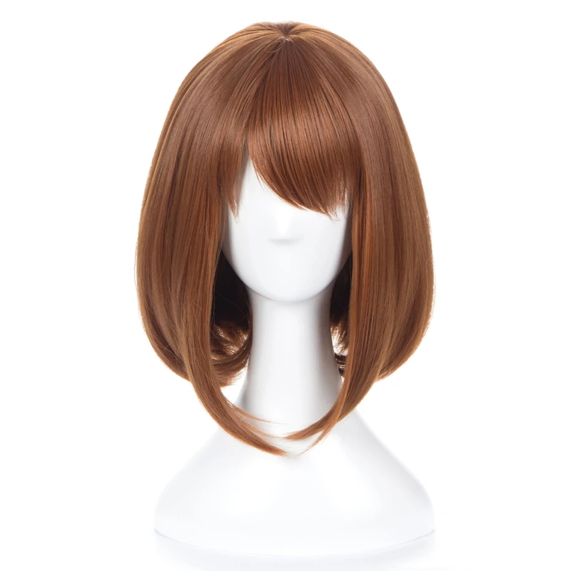 

Ochako Uraraka Wig Boku No Hero Academia Cosplay Wig Synthetic Red Short Anime My Hero Academia Cosplay Ochaco Uraraka