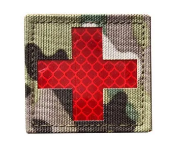41 ИК Красный Крест фельдшер emt EMS армейский боевой медик патчи первой помощи Светоотражающие тактические медицинские аппликация со знаком значок - Цвет: 41