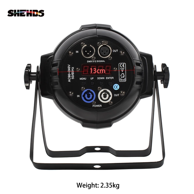 Сценическое освещение для диджея плоский светодиодный светильник из