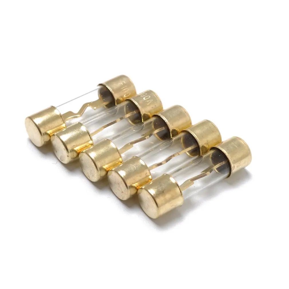 Автомобильная трубка Предохранителя 100 А Стеклянная предохранитель AGU Аудио