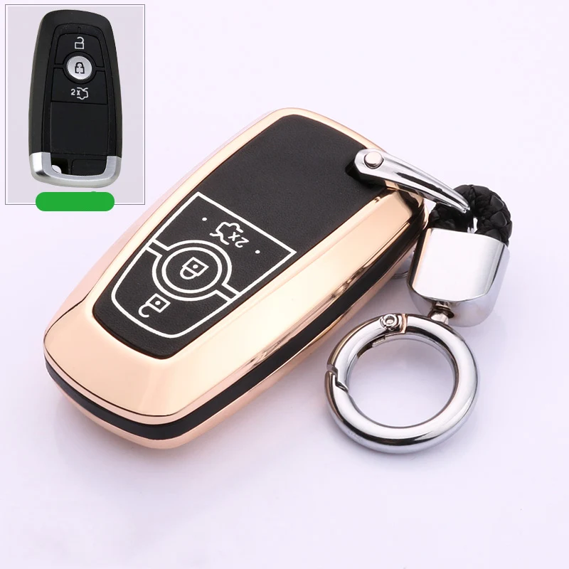 Светящийся чехол для автомобильных ключей из цинкового сплава Ford Fusion Mondeo Mustang