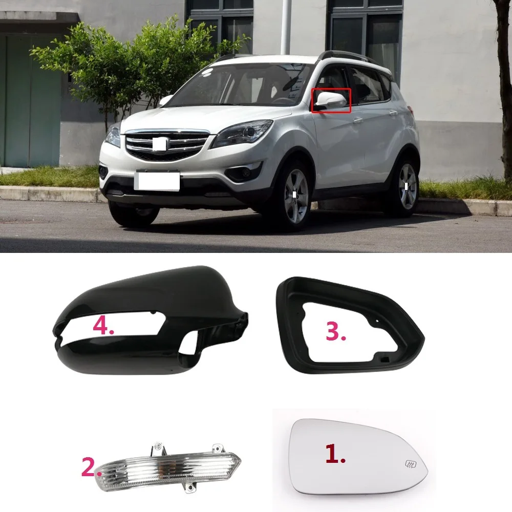 CAPQX для Changan CS35 2012 17 Сторона нагрева Зеркало заднего вида Стекло крышка зеркала