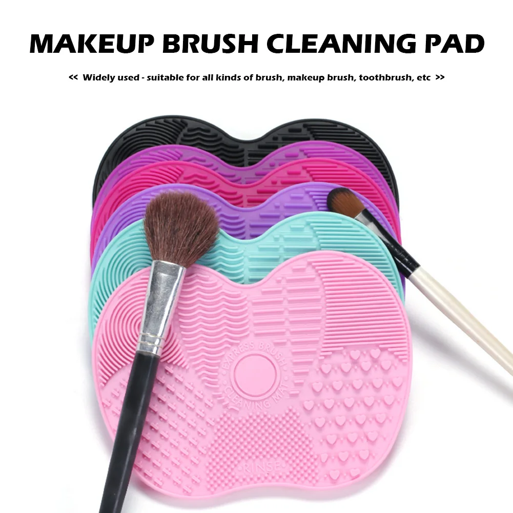 

Коврик для чистки кистей для макияжа, коробка, коврик для чистки кистей для макияжа, легко чистится, инструмент мочалка Чистящая подушечка, ...