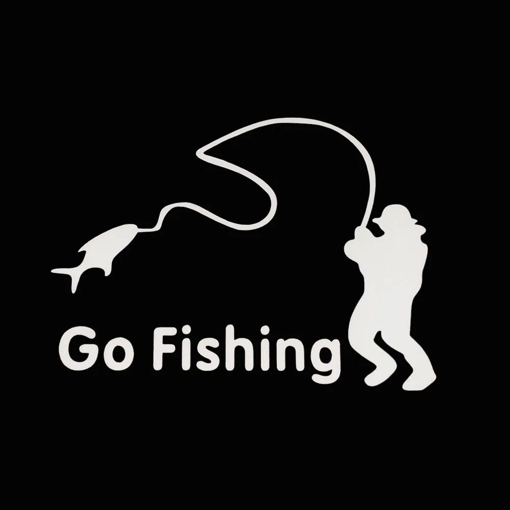 

Go fishing car stickers Beauty fishing car stickers Auto vinyl Decals Car Styling Motorcycle Car Decal Accessories