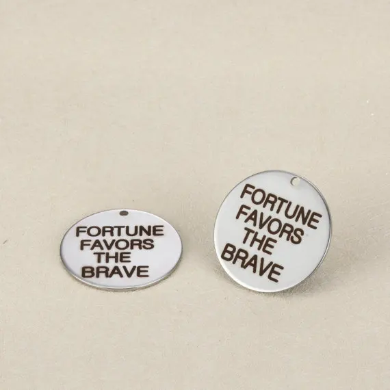 

Подвески из нержавеющей стали с гравировкой, 20 шт./лот, 25 мм