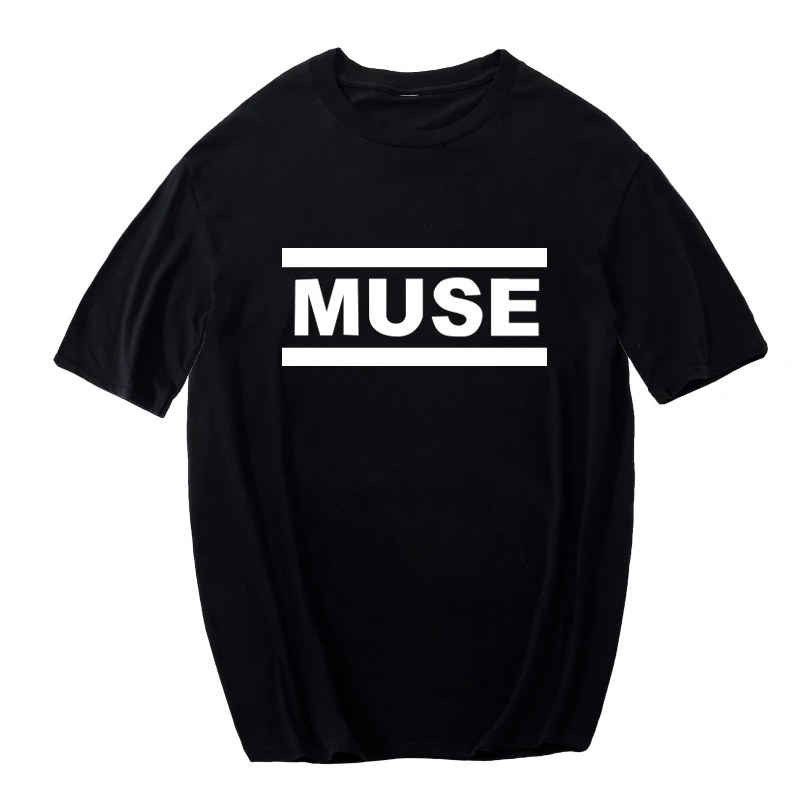 Модные крутые Топы известных Muse 100% хлопок Повседневная Уличная одежда в стиле