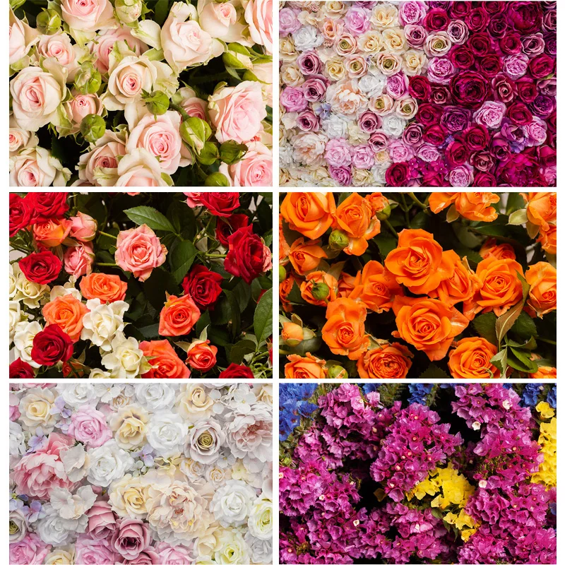 

Виниловый фон для фотосъемки, реквизит, Цветочная стена, деревянный пол, Свадебный тематический фон для фотостудии, 21916 XHU-01