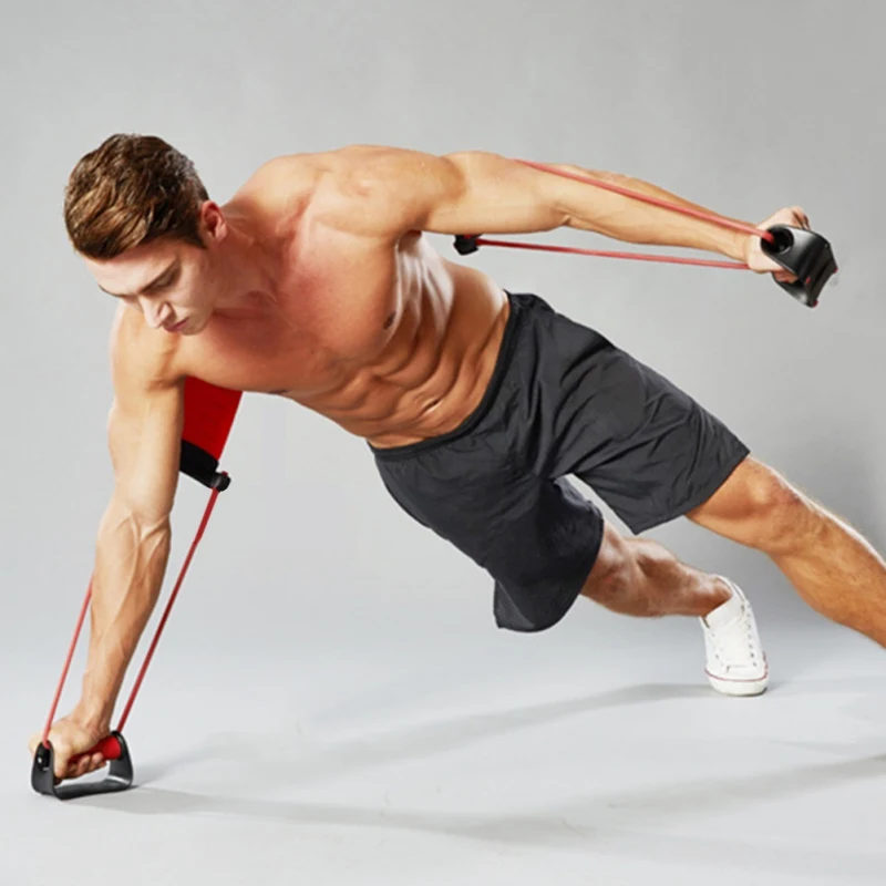 

Rubber Elastic Bands Training Resistance Chest Expander Rope With Push Ups Stands Grip Hand Workout Muscle Fitness