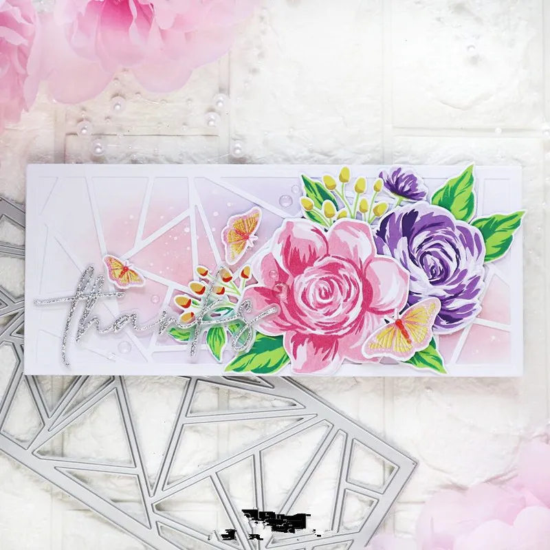 

background Frame Metal Cutting Dies Scrapbooking Album Paper DIY Card decoration Craft Embossing Die Cuts 2020 New