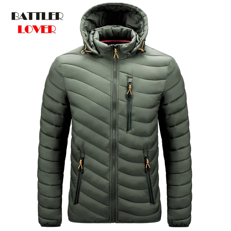 

New Brand Winter Warm Waterproof Jacket For Men 2021 New Autumn Thick Hooded Parkas Male Fashion Casual Slim Fit Jacket Overcoat